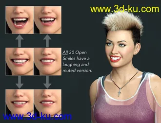 3D打印模型NG Build Your Own Smile for Genesis 8.1 Female的图片