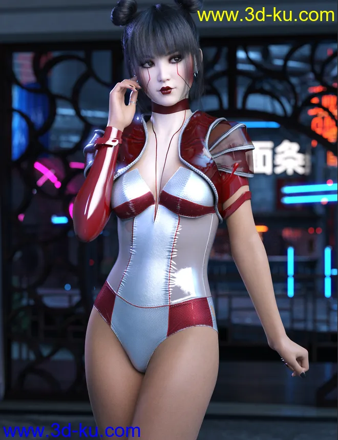 Nishi for Genesis 8 and 8.1 Female模型的图片4