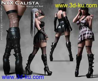 3D打印模型NyX Calista for Genesis 8 and 8.1 Females的图片