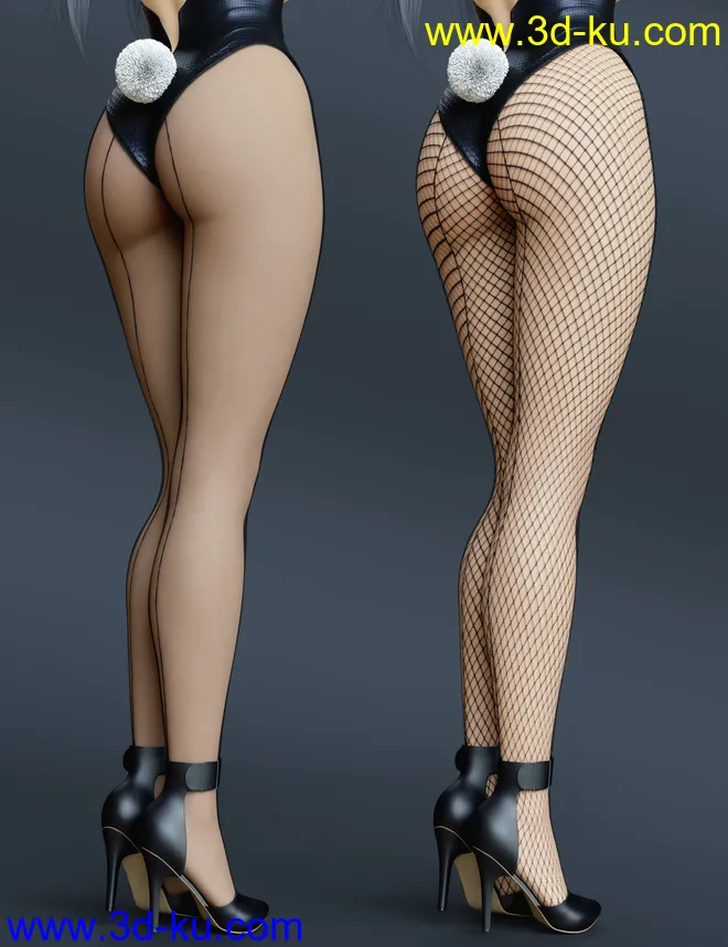 Pretty Bunny Outfit for Genesis 8 and 8.1 Females模型的图片13