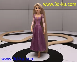 3D打印模型Repunzel for G8F and G8.1F的图片