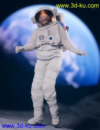 3D打印模型Space Explorer Suit for Genesis 8 and 8.1 Females的图片