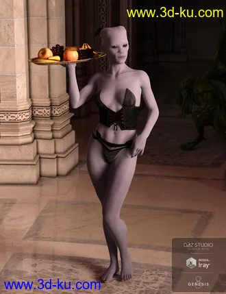 3D打印模型The Daemonette for Genesis 8 Female(s)的图片