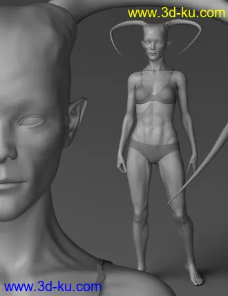 3D打印模型The Daemonette for Genesis 8 Female(s)的图片