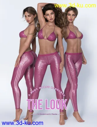 3D打印模型The Look HD Body Morph Resource for Genesis 8 and 8.1 Female的图片