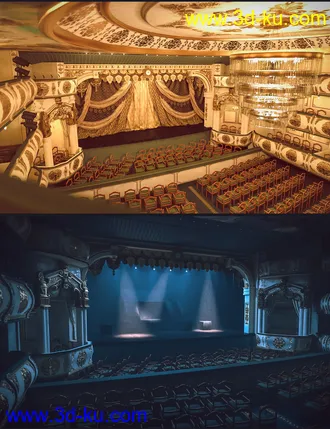 3D打印模型The Royal Opera Stage的图片