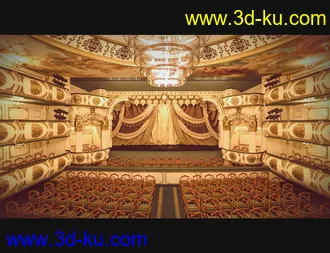 3D打印模型The Royal Opera Stage的图片