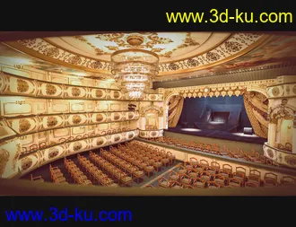 3D打印模型The Royal Opera Stage的图片