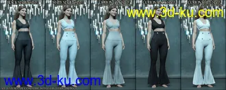 3D打印模型Verse Ode Outfit for Genesis 8 and 8.1 Females的图片