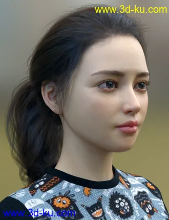 3D打印模型Vo Hai Yan HD for Genesis 8.1 Female的图片