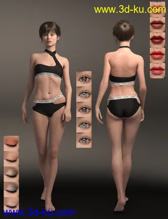 3D打印模型Weng for Genesis 8.1 Female的图片