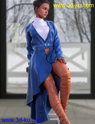 3D打印模型Winter On Doors Outfit for Genesis 8 and 8.1 Females的图片