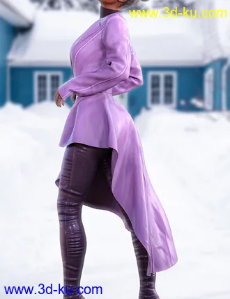 3D打印模型Winter On Doors Outfit for Genesis 8 and 8.1 Females的图片