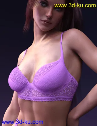 3D打印模型X-Fashion Private Lingerie Set For Genesis 8 and 8.1 Females的图片