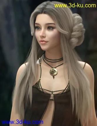 3D打印模型Xandy Hair for Genesis 3, 8 and 8.1 Females的图片