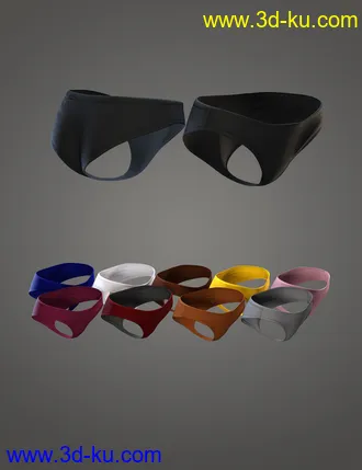 3D打印模型XFashion Crop Bottoms for Genesis 8 and 8.1 Females的图片