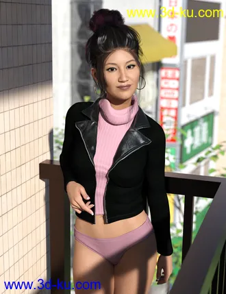 3D打印模型XFashion Crop Top for Genesis 8 and 8.1 Females的图片