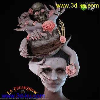 3D打印模型Zelda La Freak FreakShow Makeup Kit的图片