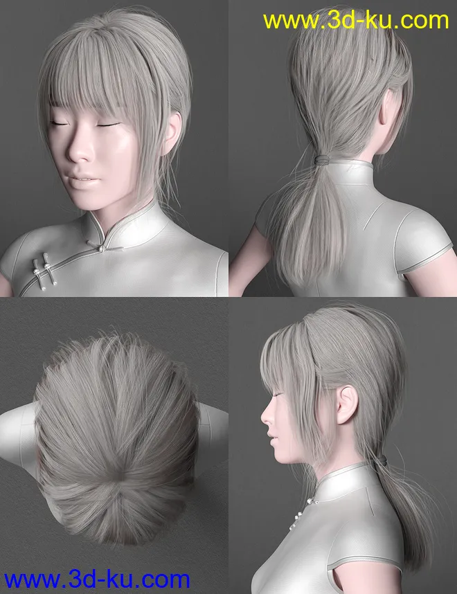 Xu Character And Hair,DAZ模型G8的图片11