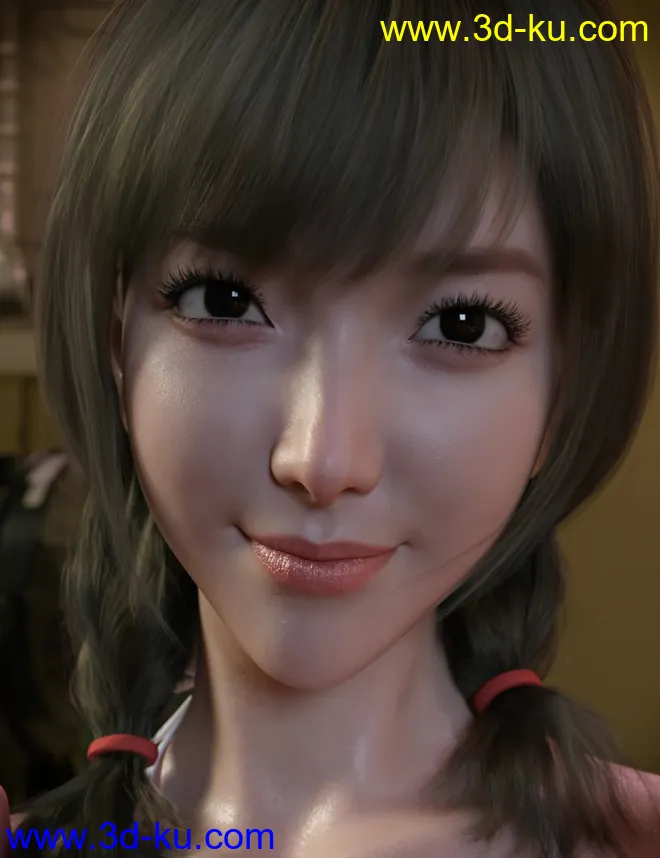 Seo Hyun Character with Hair for Genesis 8 and 8.1,DAZ模型的图片1