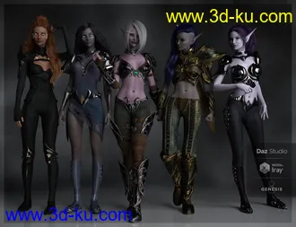 3D打印模型Alidreaux for Genesis 8 Female的图片