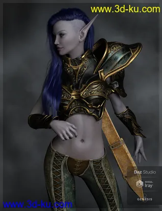 3D打印模型Alidreaux for Genesis 8 Female的图片
