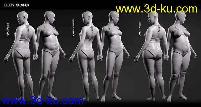 Body Diversity Morphs for Genesis 8 Female(s)模型的图片3