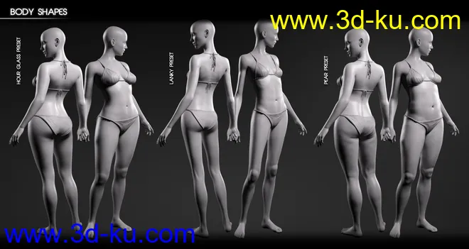 Body Diversity Morphs for Genesis 8 Female(s)模型的图片4