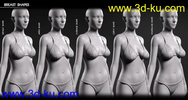 Body Diversity Morphs for Genesis 8 Female(s)模型的图片10