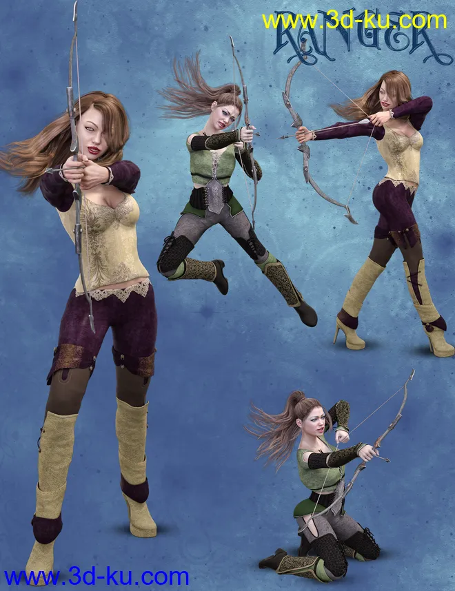 i13 Fantasy Pose Collection for the Genesis 3 Female(s)模型的图片5