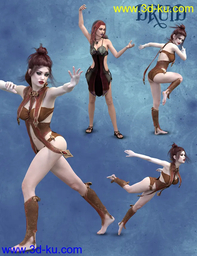 i13 Fantasy Pose Collection for the Genesis 3 Female(s)模型的图片9