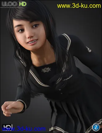 Liloo HD for Genesis 3 and 8 Female模型的图片21