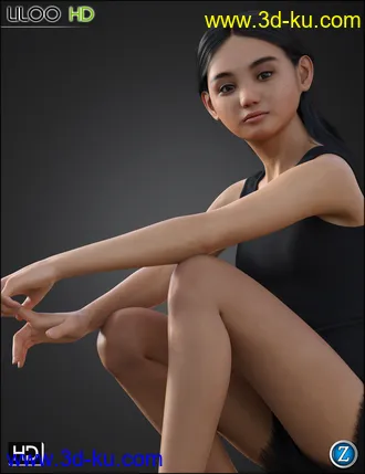 Liloo HD for Genesis 3 and 8 Female模型的图片22