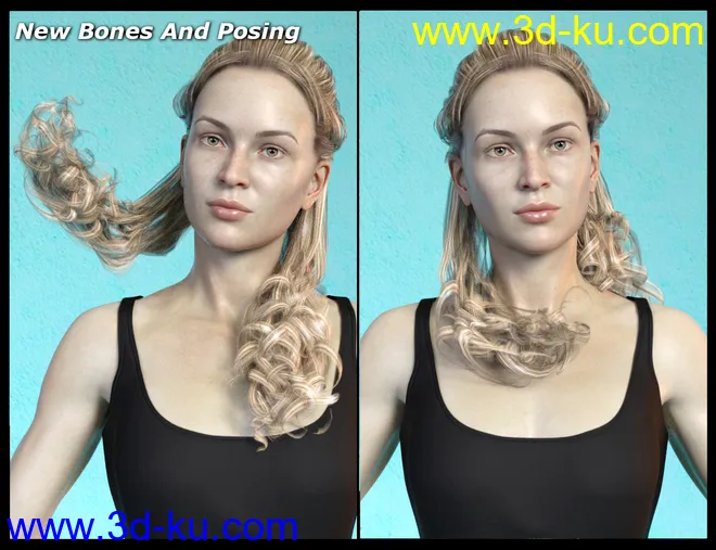 RSSY Hair Converter from Victoria 4 to Genesis 8 Female模型的图片7