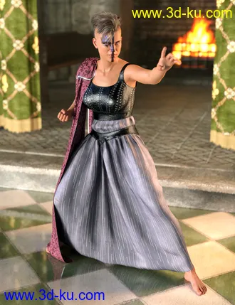 3D打印模型dForce Ancient Warrior for Genesis 8 Female(s)的图片