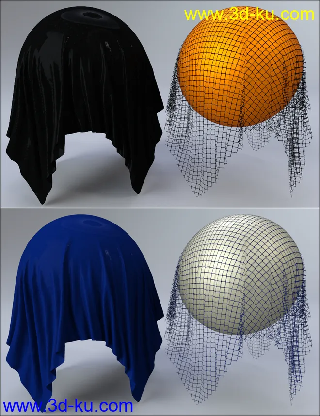 MMX Nylon and Fishnet Shaders for Iray模型的图片11