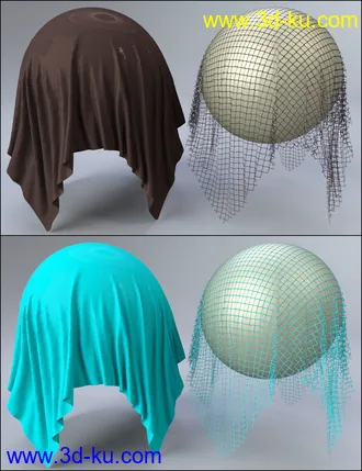 3D打印模型MMX Nylon and Fishnet Shaders for Iray的图片