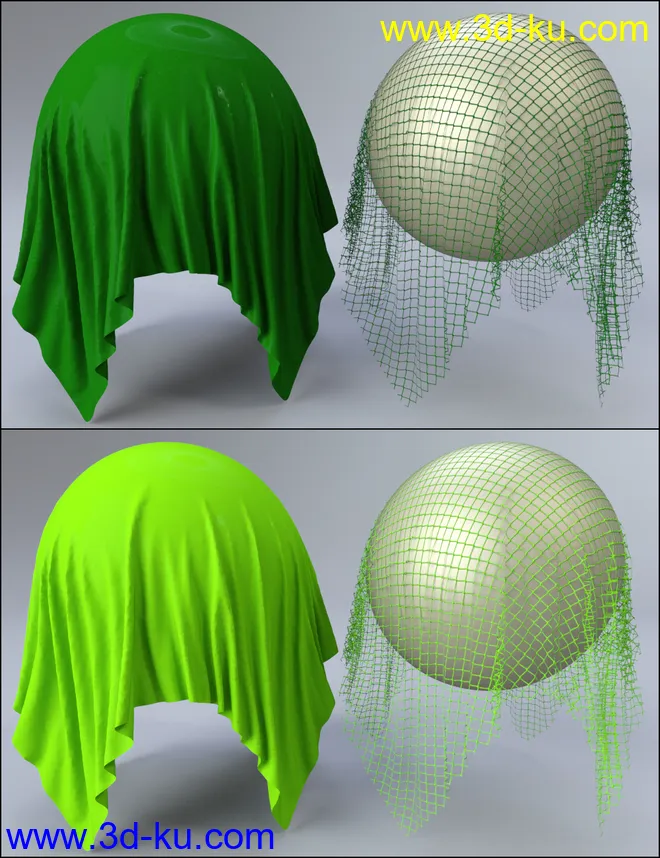 MMX Nylon and Fishnet Shaders for Iray模型的图片13