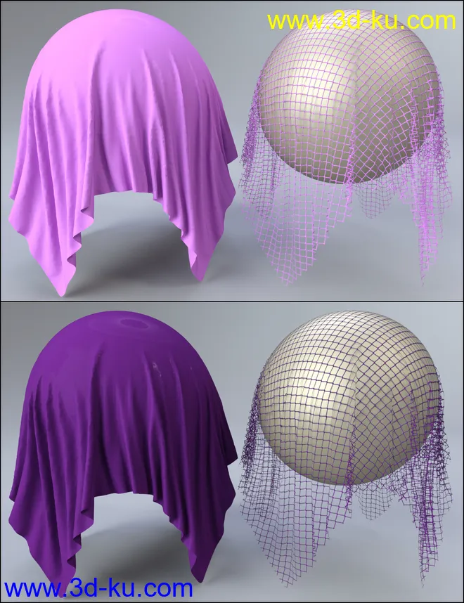 MMX Nylon and Fishnet Shaders for Iray模型的图片15