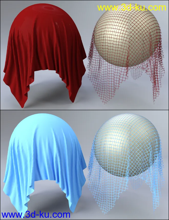 MMX Nylon and Fishnet Shaders for Iray模型的图片16