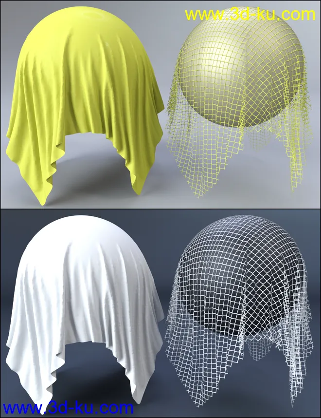 MMX Nylon and Fishnet Shaders for Iray模型的图片17