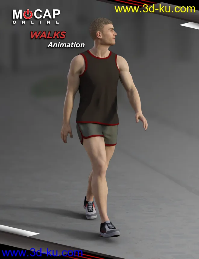 Walks Animation Collection - Michael 8模型的图片1