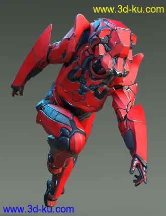 3D打印模型A.N.T.S Armored Nano Tech Suit for Genesis 8 Female的图片