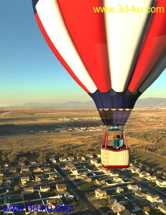 3D打印模型Aerial IBL Wide Open Skies HDRI的图片