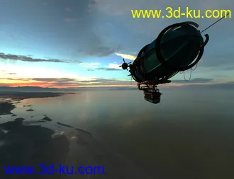 3D打印模型Aerial IBL Wide Open Skies HDRI的图片