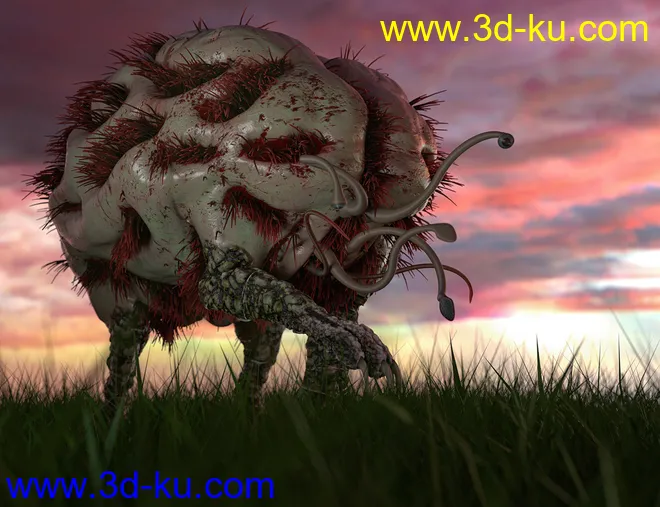 Cephalovore HD for Daz Dog 8模型的图片4