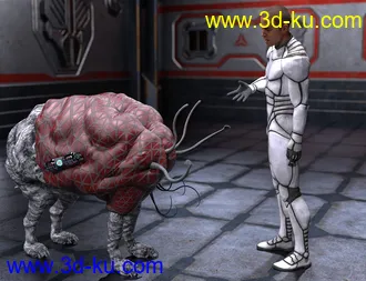 3D打印模型Cephalovore HD for Daz Dog 8的图片