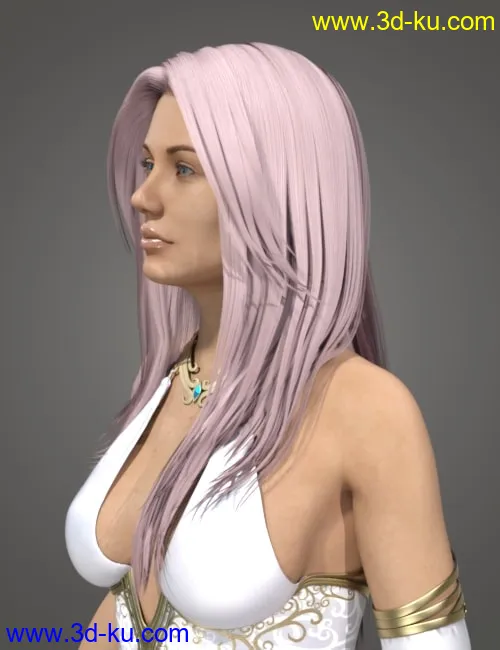 Ethereal Goddess Hair for Genesis 8 Female(s)模型的图片5