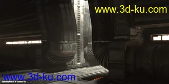 3D打印模型Sci-Fi Atmosphere Processing Deck的图片