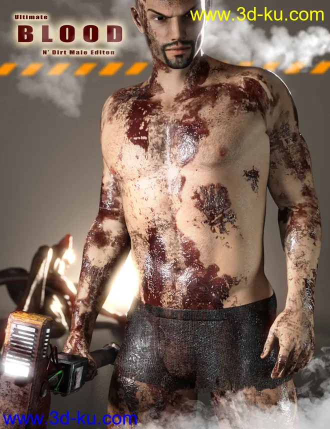 Ultimate Blood 'n Dirt for Genesis 3 Male(s)模型的图片1